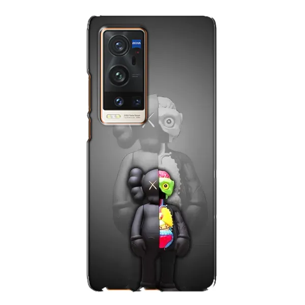Чехол с принтом «Тело Bearbrick» для Vivo X60 Pro Plus