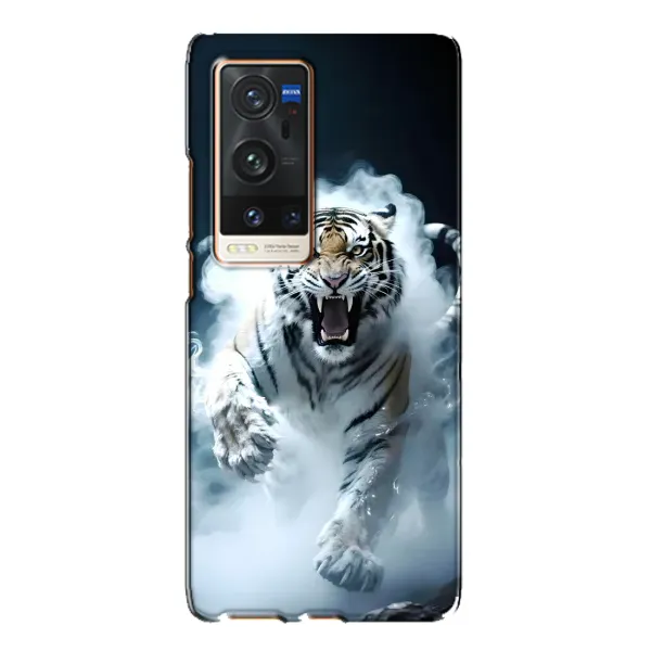 Чехол с принтом «Белый тигр в дыму» для Vivo X60 Pro Plus Чехол с принтом «Белый тигр в дыму» для Vivo X60 Pro Plus