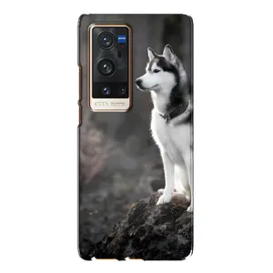 Чохол з Хаскі Vivo X60 Pro Plus - (AlphaPrint) (Вірний собака)