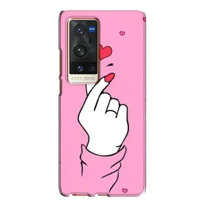 Чохол з принтом для Vivo X60 Pro Plus (AlphaPrint - Знак сердечка) (Знак Love)