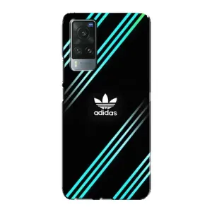 Чехлы Адидас для Vivo X60 Pro (AlphaPrint) (Адидас с полосами)