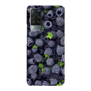Чехлы с Фруктами для Vivo X60 Pro (VPrint) (Ежевика)