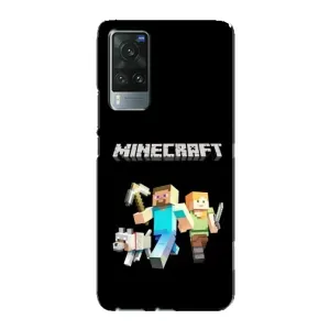 Чехол Майнкрафт на Vivo X60 Pro (AlphaPrint) Minecraft (герои Minecraft)
