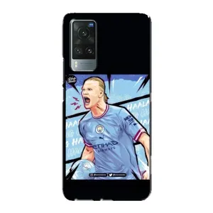 Чехлы с футболистом Ерлинг Холанд для Vivo X60 Pro (AlphaPrint) (гол Эрлинг Холланд)