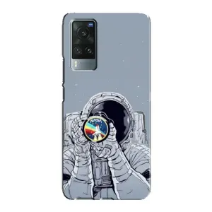 Чехол NASA для Vivo X60 Pro (AlphaPrint) (Космонавт фото)