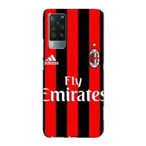 Чехлы для Vivo X60 Pro (VPrint) - Футбольные клубы (Milan)