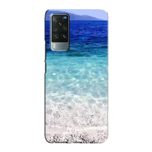 Силиконовый чехол с КАРТИНКАМИ лето для Vivo X60 Pro (AlphaPrint) (Море)