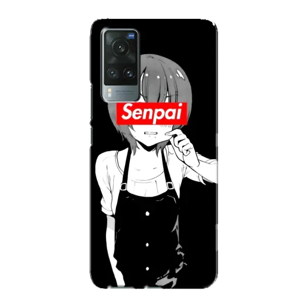 Чехол с принтом «Senpai» для Vivo X60 Pro