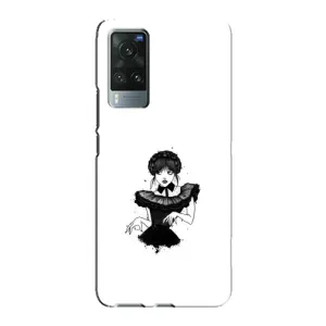 Чехлы Венсдей на Vivo X60 Pro Уэнсдей (AlphaPrint) (танец Уэнздей)