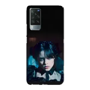 Чехлы Венсдей на Vivo X60 Pro Уэнсдей (AlphaPrint) (взгляд Уэнздей)