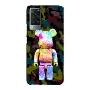 Чехлы для Vivo X60 Pro - Bearbrick Louis Vuitton (PREMIUMPrint) (Яркий Bearbrick)