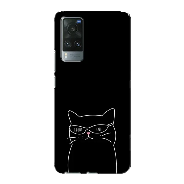 Чехол с принтом «Равнодушный кот» для Vivo X60 Чехол с принтом «Равнодушный кот» для Vivo X60