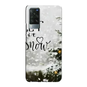 Новорічні, Святкові Чохли для Vivo X60 - 2024 год (Let it snow)