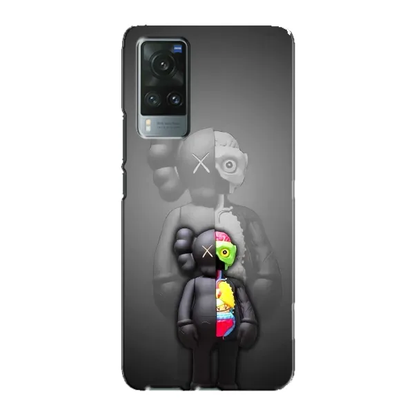 Чехол с принтом «Тело Bearbrick» для Vivo X60