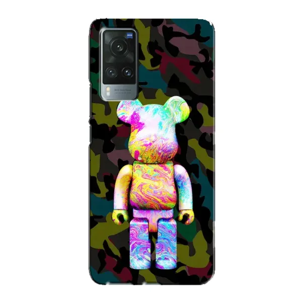 Чехол с принтом «Яркий Bearbrick» для Vivo X60