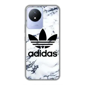 Чохли Адидас для Vivo Y02 (AlphaPrint) (Адідас на мраморі)