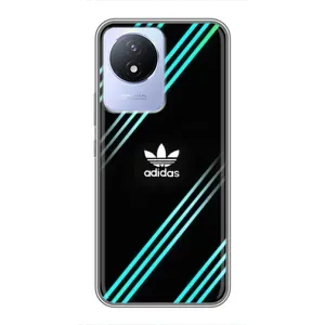 Чохли Адидас для Vivo Y02 (AlphaPrint) (Адідас з полосами)