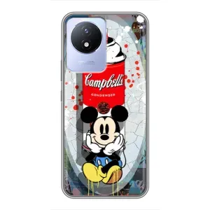 Чехол Disney Mouse Vivo Y02 (PREMIUMPrint) (Американский Маус)