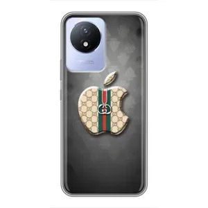 Чохли GUCCI для ViVO Y02
украинскими буквами и цифрами: ВіВО У02 (AlphaPrint) (Apple gucci)