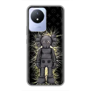 Чохли для Vivo Y02 - Bearbrick Louis Vuitton (PREMIUMPrint) (Bearbrick LV)