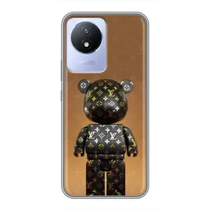 Чохли для Vivo Y02 - Bearbrick Louis Vuitton (PREMIUMPrint) (Bearbrick)