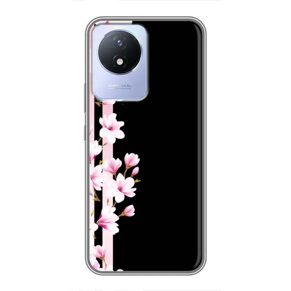 Чехол с принтом «Цветочки» для Vivo Y02