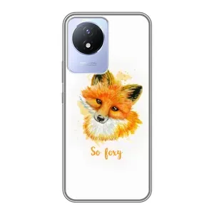 Чохли з картинкою Лисичка для Vivo Y02 (VPrint) (Дівчинка Лиса)