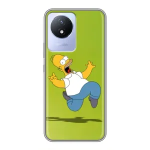 Чjхол з Сімпсонами для Vivo Y02 (VPrint) (Гомер Сімпсон)