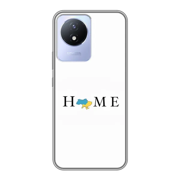 Чехол с принтом «Home» для Vivo Y02