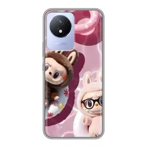 Чехол с Лабубу на Vivo Y02 (Игрушка Лабубу)