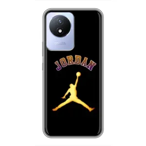 Чохли для Vivo Y02 - з картинкою JORDAN (AlphaPrint) (Jordan Gold)