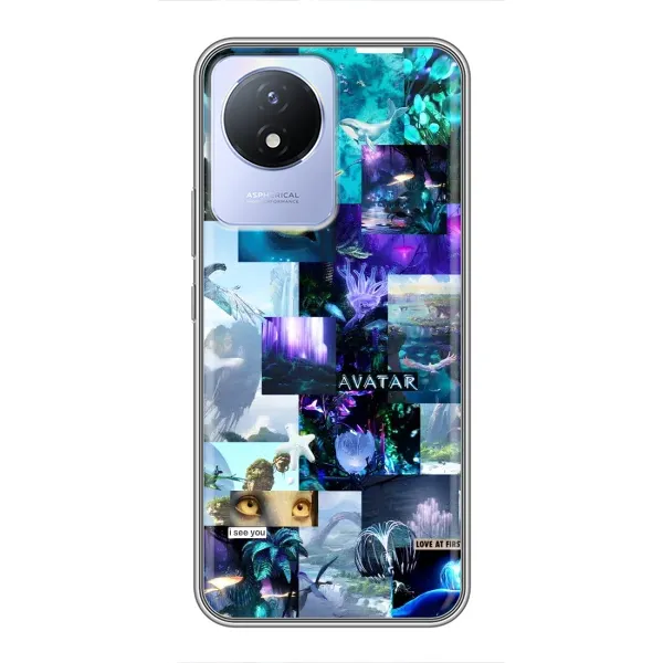 Чехол с принтом «коллаж Аватар» для Vivo Y02 Чехол с принтом «коллаж Аватар» для Vivo Y02