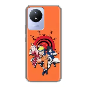 Naruto Anime Чохли для ViVO Y02
				украинскими буквами и цифрами: ВіВО У02 (AlphaPrint) (команда Наруто)