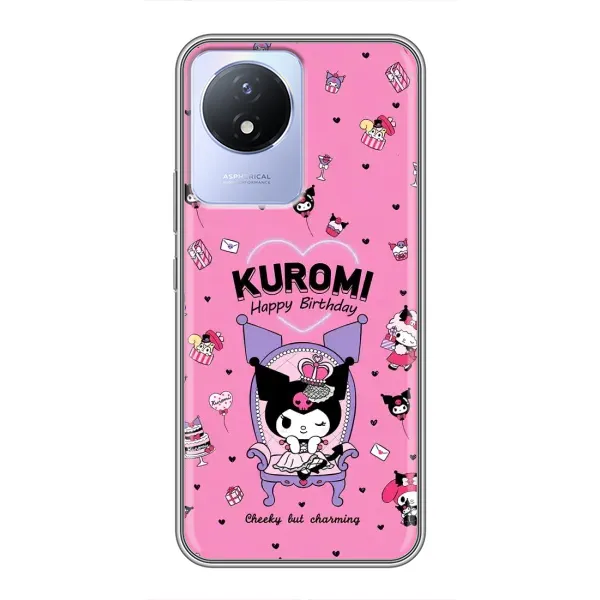 Чехол с принтом «KUROMI» для Vivo Y02 Чехол с принтом «KUROMI» для Vivo Y02