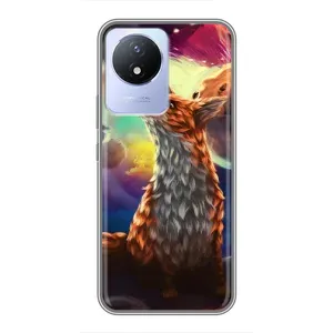 Чохли з картинкою Лисичка для Vivo Y02 (VPrint) (Лисичка в космосі)