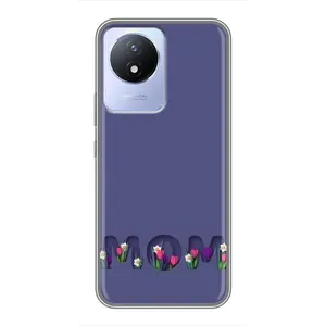Чохол з принтом «Мама в квітах» для Vivo Y02