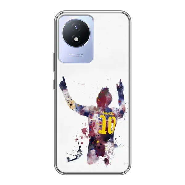 Чохол з принтом «Messi Barca» для Vivo Y02