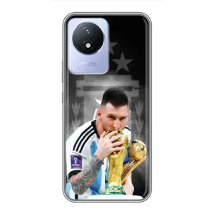 Чохли для Vivo Y02 (Leo чемпіон) (AlphaPrint) (Мессі Чемпіон)