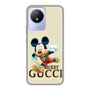 Чехол Disney Mouse Vivo Y02 (PREMIUMPrint) (Mikki Gucci)