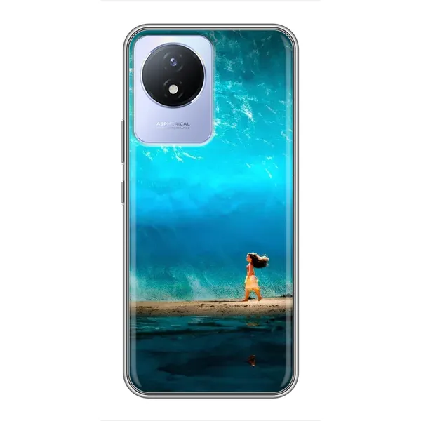 Чехол с принтом «Океан Моана» для Vivo Y02
