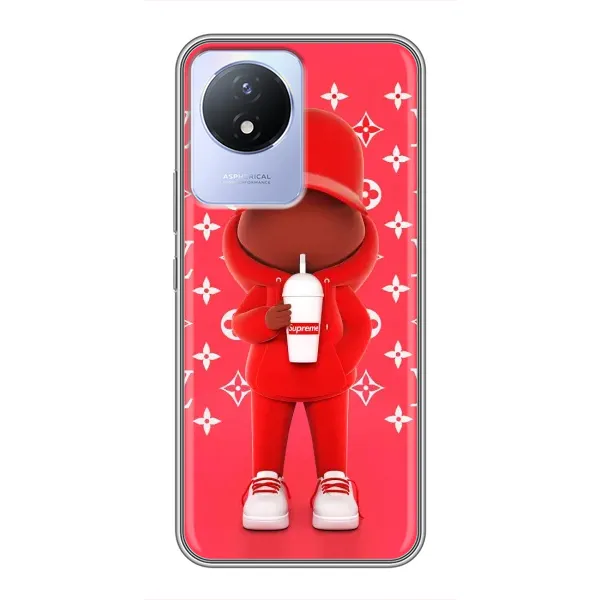 Чохол з принтом «Модний стиль» для Vivo Y02