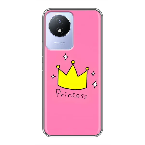 Чохол з принтом «Princess» для Vivo Y02