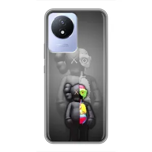 Чохли для Vivo Y02 - Bearbrick Louis Vuitton (PREMIUMPrint) (Тіло Bearbrick)