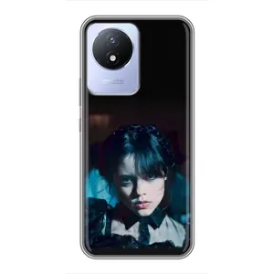 Чохли Венсдей на Vivo Y02 Уенсдей (AlphaPrint) (погляд Венздей)