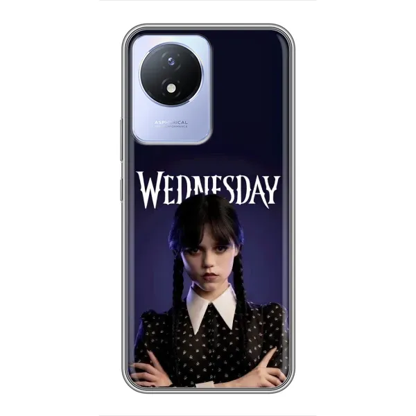 Чехол с принтом «Wednesday» для Vivo Y02 Чехол с принтом «Wednesday» для Vivo Y02