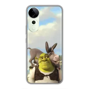 Чехол с принтом «Шрек и Осел» для Vivo Y04s