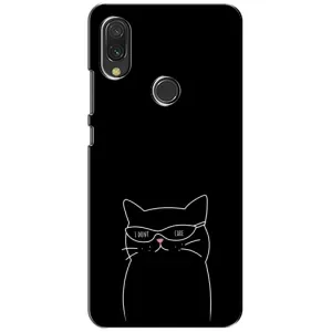 Чехол с рисунком кот на Vivo Y11 (Равнодушный кот)