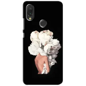 Чехлы (ART) Цветы на Vivo Y11 (VPrint) (Белые цветы)