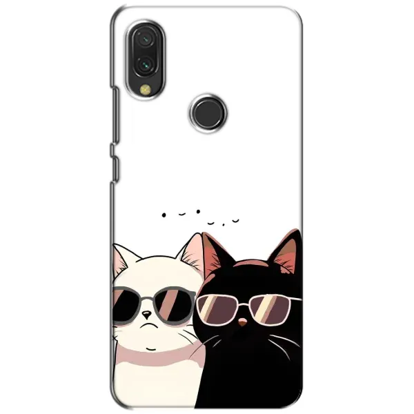 Чохол з принтом «Коти в окулярах» для Vivo Y11