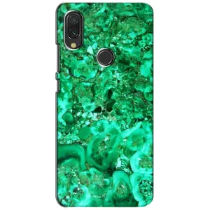 Мраморный чехол на Vivo Y11 (VPrint) (Салатный Мрамор)